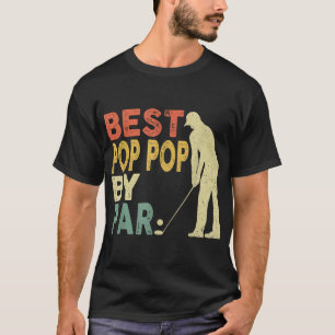 Camiseta Mejor Pop Retro Vintage por el Día del Padre Golf 
