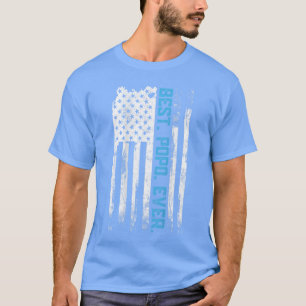Camiseta Mejor Popo Americano USA Día del Padre regalo para