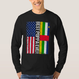 Camiseta Mejor Poppa de la República Centroafricana de la h