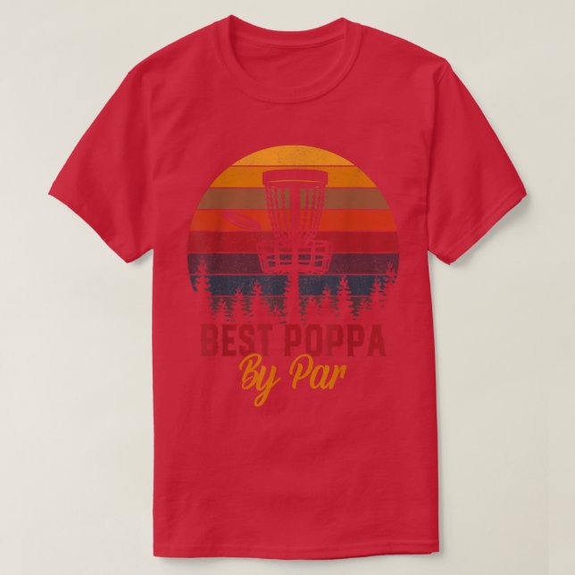Camiseta Mejor Poppa para los hombres de golf de Par Daddy  (Diseño del anverso)