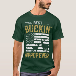Camiseta Mejor Poppop Buckin divertido regalo cazador de ci