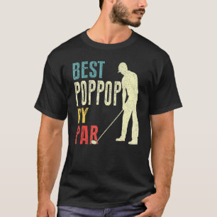 Camiseta Mejor Poppop para hombres de Par Golf padre de pap