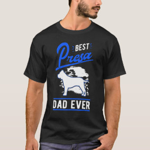 Camiseta Mejor Presa Canario Papá Nunca Dogo Canario Papá