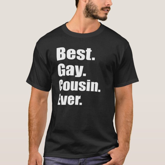 Camiseta Mejor Primo Gay que Nunca (Anverso)