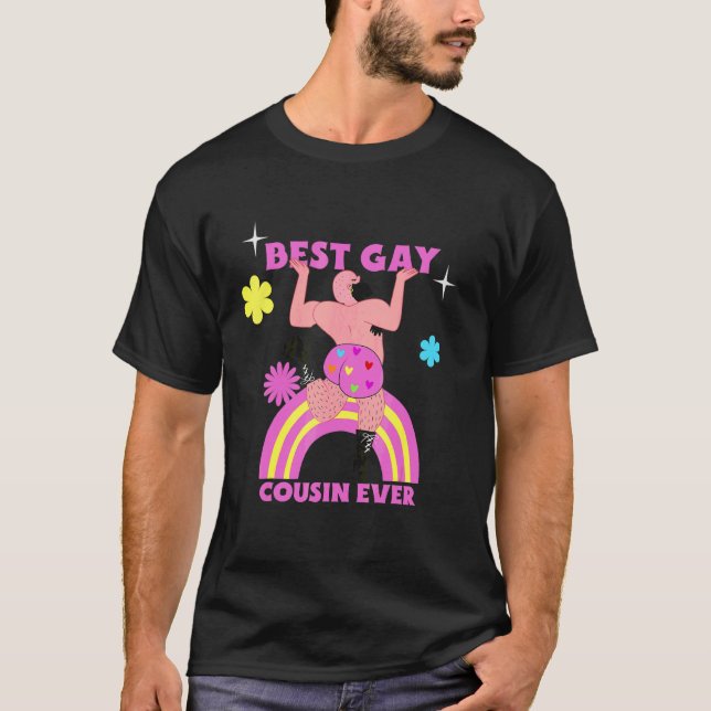 Camiseta Mejor Primo Gay Que Nunca Lgbt Orgullo Familia Ves (Anverso)