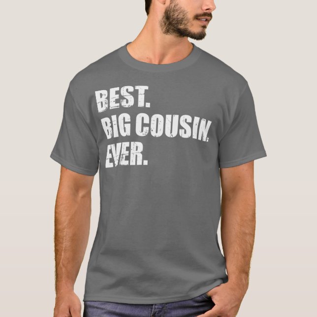 Camiseta Mejor primo grande. (Anverso)