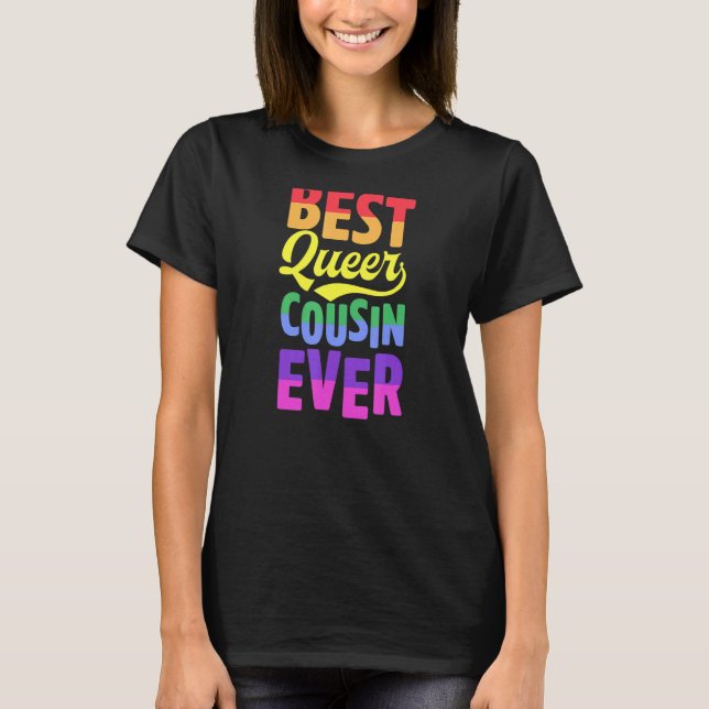 Camiseta Mejor Primo Queer Que Ha Salido Orgullo Gay (Anverso)