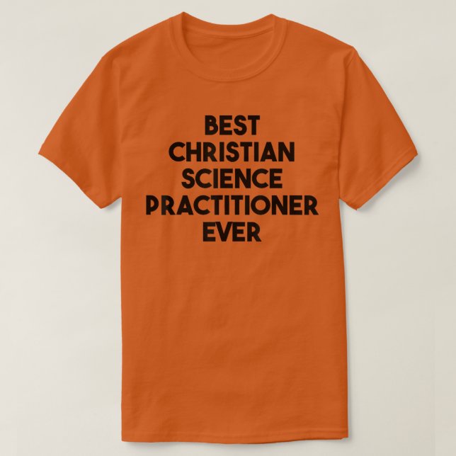 Camiseta Mejor Profesional Científico Cristiano De Todos Lo (Diseño del anverso)