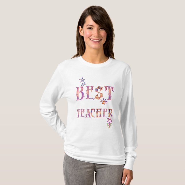 Camiseta Mejor profesor (Anverso completo)