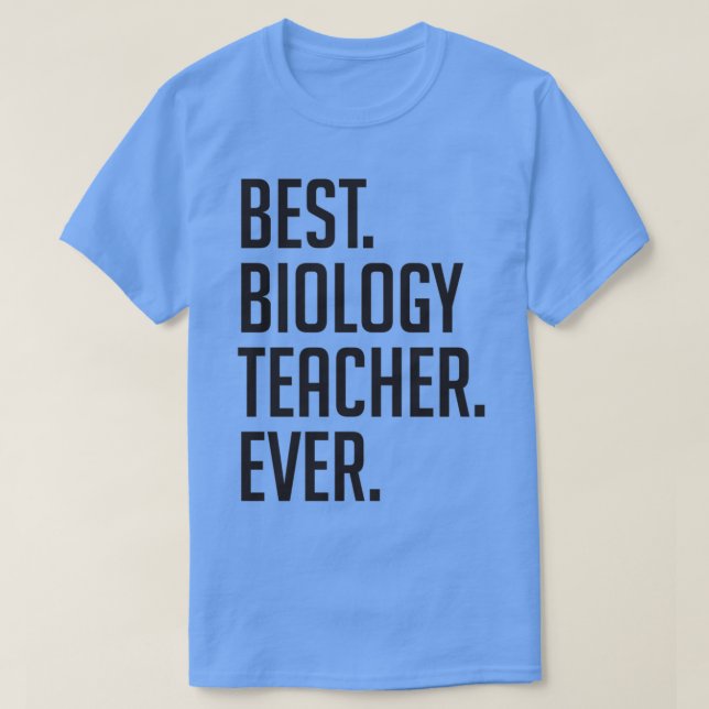 Camiseta Mejor Profesor de Biología Día 5 (Diseño del anverso)