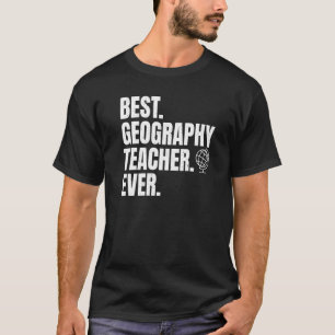 Camiseta Mejor profesor de geografía enseñando geógrafo