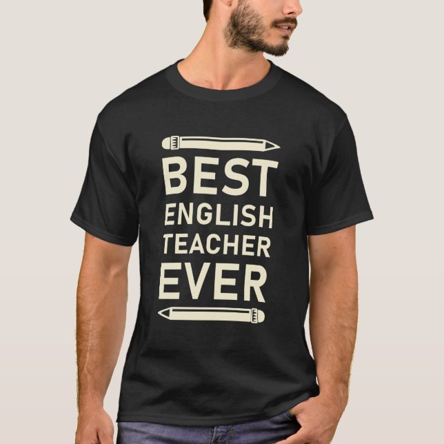 Camiseta Mejor profesor de inglés de la historia (Anverso)