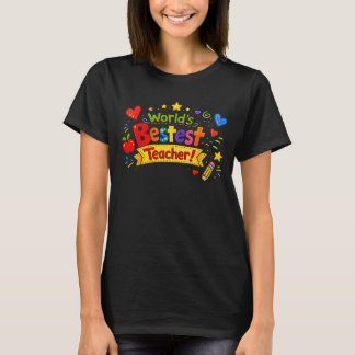 Camiseta Mejor Profesor del Mundo Appreciación del Profesor