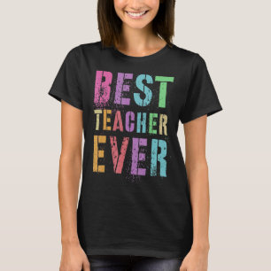 Camiseta Mejor Profesor Gracias Hola Summer Apreciación