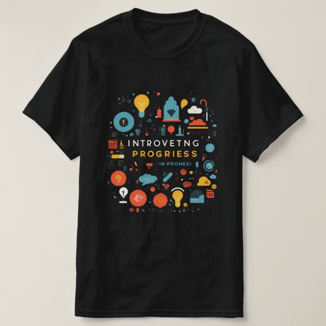 Camiseta Mejor Progreso Introvertido de Ventas, Diseño Dive (Diseño del anverso)