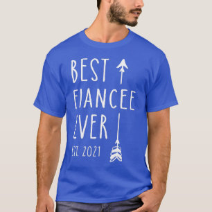 Camiseta Mejor prometida jamás Est 2021 prometida novia esp
