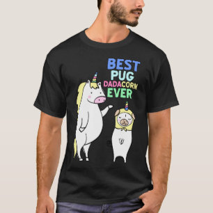Camiseta Mejor Pug Dad Nunca Funny Dadacorn
