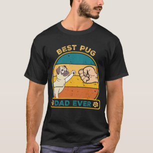Camiseta Mejor Pug Dog Dad