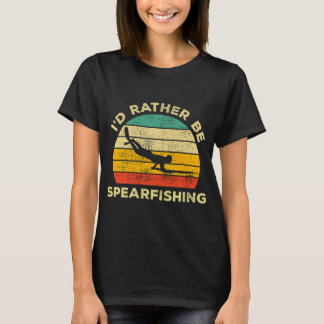 Camiseta Mejor Que Esté Pescando Con Arpón Regalo Vintage P