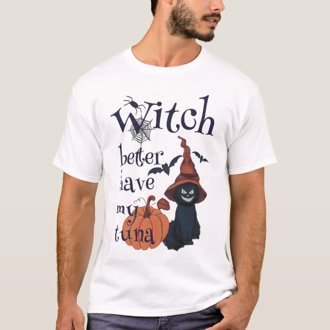Camiseta Mejor que la mujer tenga mi atún (Anverso)