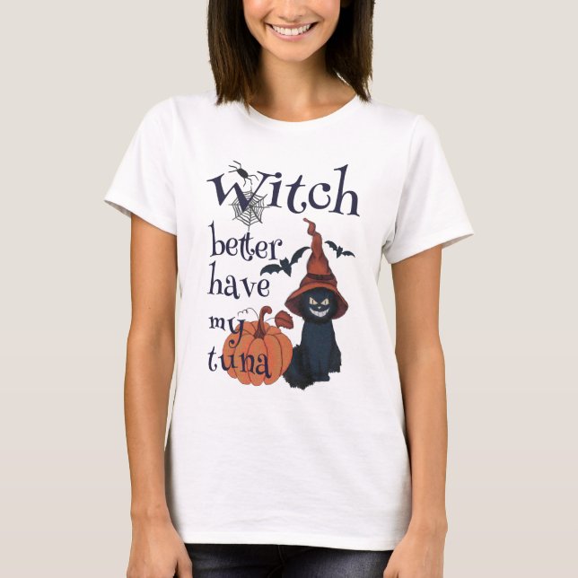 Camiseta Mejor que la mujer tenga mi atún (Anverso)