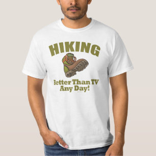Camiseta Mejor que la televisión - Senderismo
