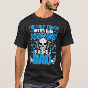 Camiseta Mejor que mecánico es ser papá Automotriz P