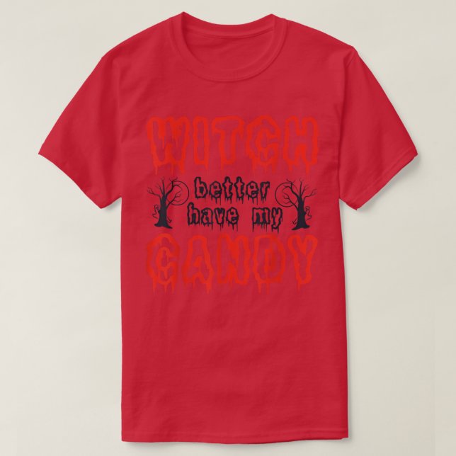 Camiseta Mejor Que Mi Candy Corn Halloween Party Pu (Diseño del anverso)