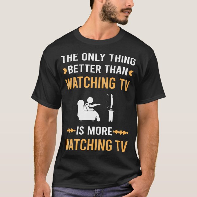Camiseta Mejor que ver TV (Anverso)