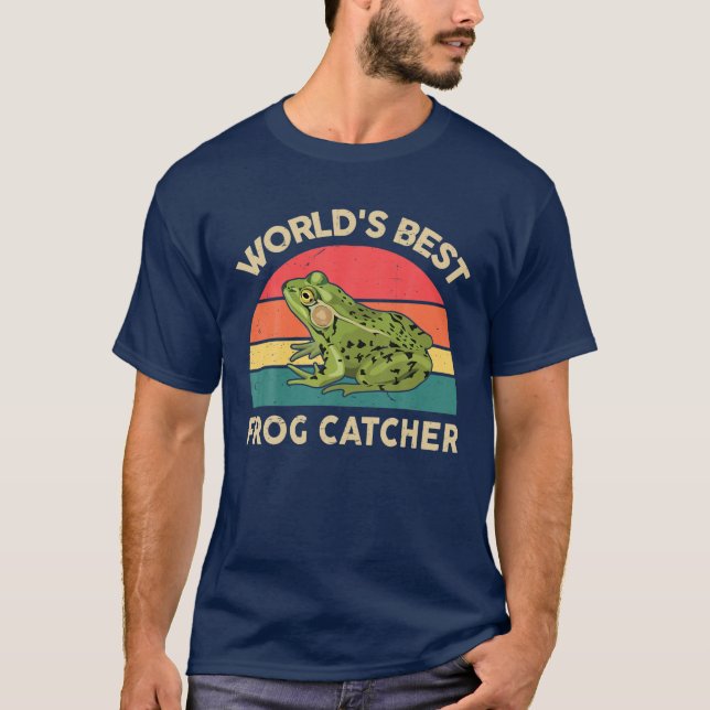 Camiseta Mejor Rana Catcher Divertidos Niños Jóvenes Amph (Anverso)