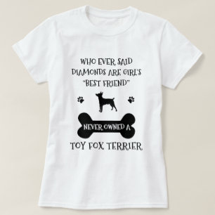 Camiseta Mejor Raza de Perro Toy Fox Terrier