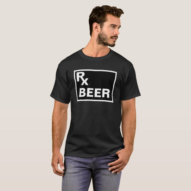 Camiseta MEJOR Receta - RX BEER - (Anverso completo)