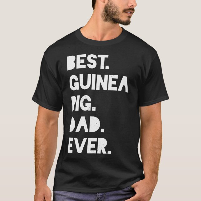 Camiseta Mejor regalo blanco para cerdos de cerdo de Guinea (Anverso)