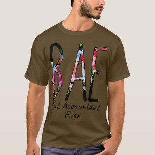 Camiseta Mejor regalo contable para contadores BAE