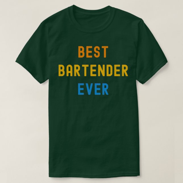 Camiseta Mejor Regalo De Apreciación De Bartender Para Bart (Diseño del anverso)