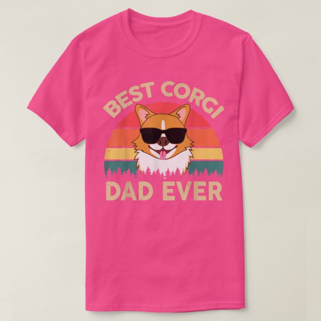 Camiseta Mejor regalo de Corgi Dad    siempreGracioso para  (Diseño del anverso)