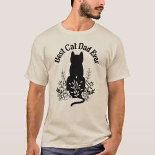 Camiseta Mejor Regalo de Gato de Papá Nunca Gato