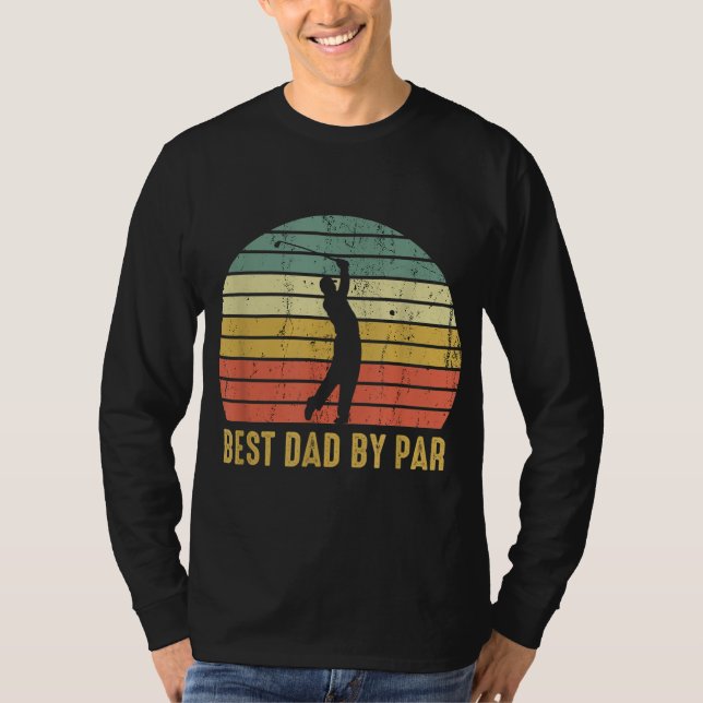 Camiseta Mejor regalo de golf para hombres padre de Par Fun (Anverso)