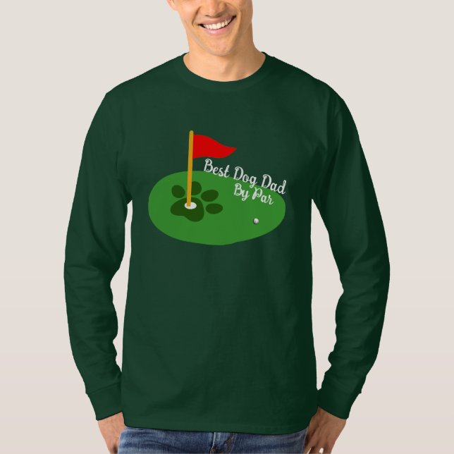 Camiseta Mejor regalo de golf para perros amantes del golf (Anverso)