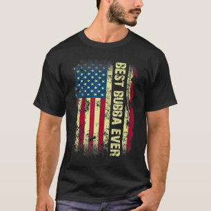 Camiseta Mejor regalo de la bandera norteamericana de Bubba