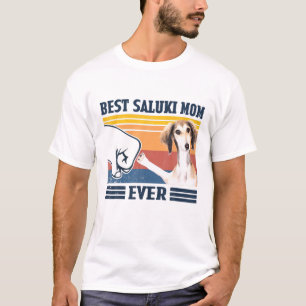 Camiseta Mejor Regalo de Mamá Saluki Perro Gracioso Mamá Ma