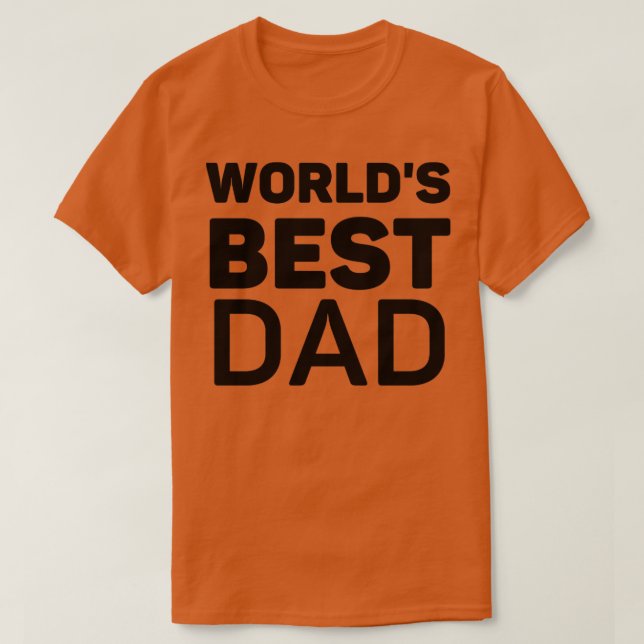 Camiseta Mejor regalo de papá del mundo (Diseño del anverso)