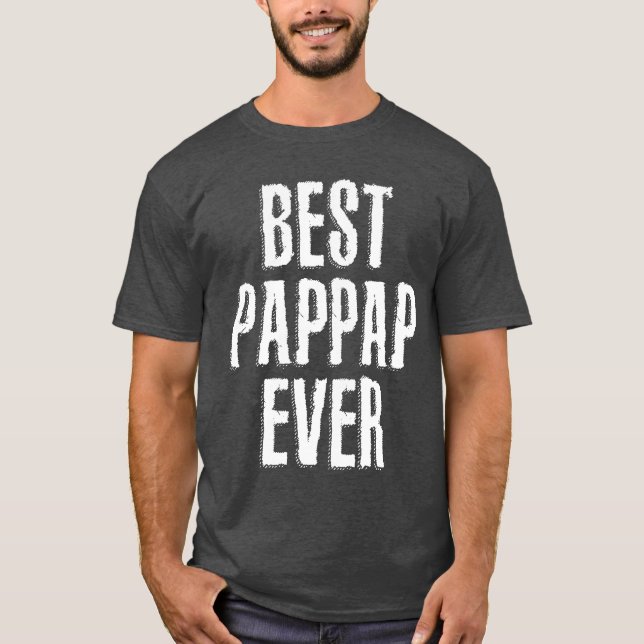 Camiseta Mejor regalo de presupuesto de Pap-Pap de siempre  (Anverso)