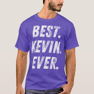 Camiseta Mejor regalo de primer nombre de Kevin Ever Retro