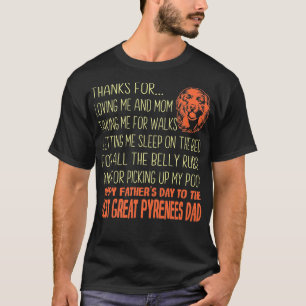 Camiseta Mejor regalo del Día del Padre de los Grandes Pir