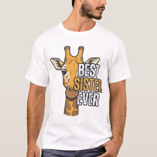 Camiseta Mejor regalo divertido de familia de jirafa para h