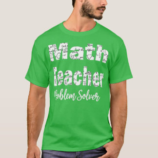 Camiseta mejor regalo para el maestro de matemáticas que re