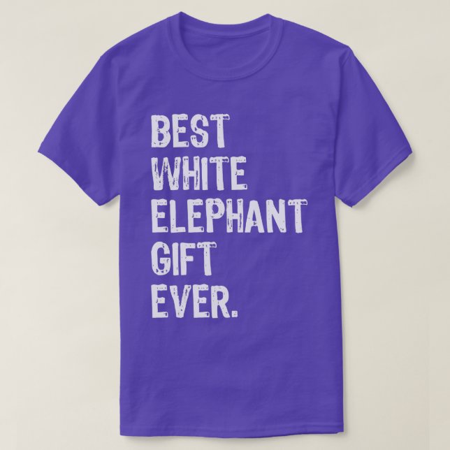 Camiseta Mejor regalo para elefantes blancos Navidades dive (Diseño del anverso)