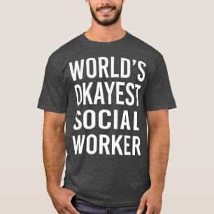 Camiseta Mejor regalo para los trabajadores sociales más af