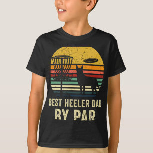 Camiseta Mejor regalo para papá perro ganado Red Blue Heele
